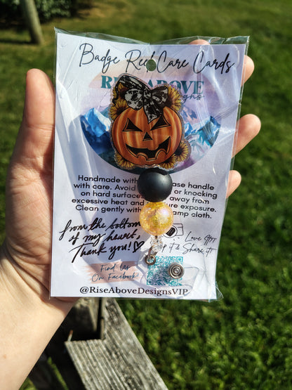 Ready To Ship Badge Reel - Fall/Halloween