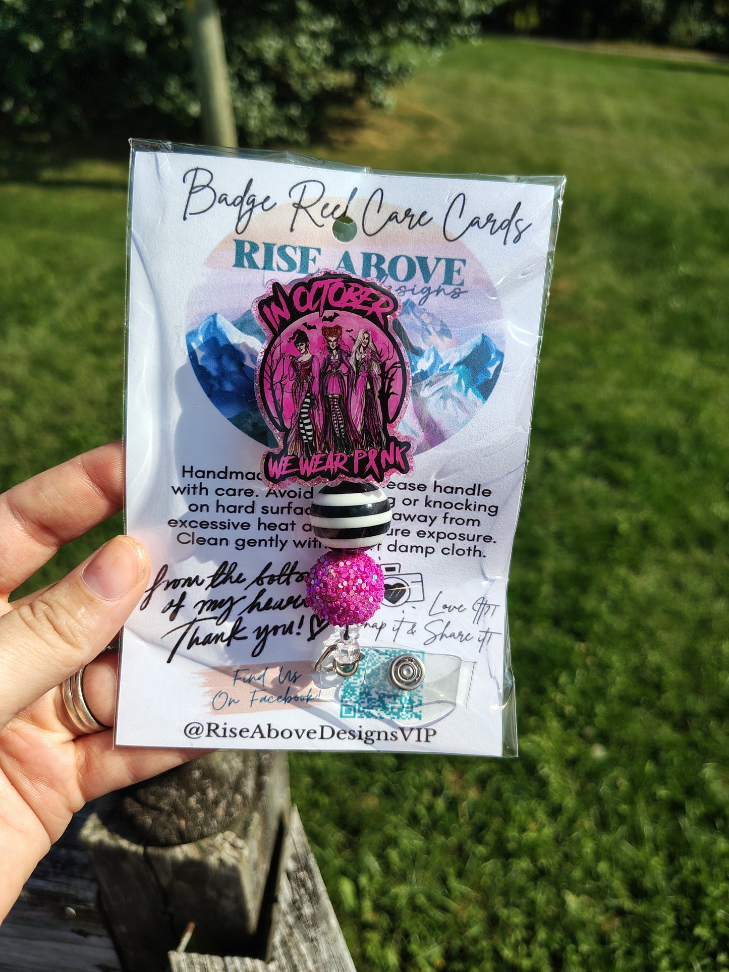 Ready To Ship Badge Reel - Fall/Halloween