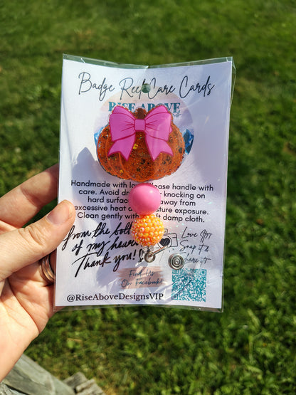 Ready To Ship Badge Reel - Fall/Halloween