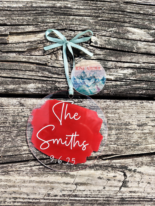 Round Acrylic Ornaments