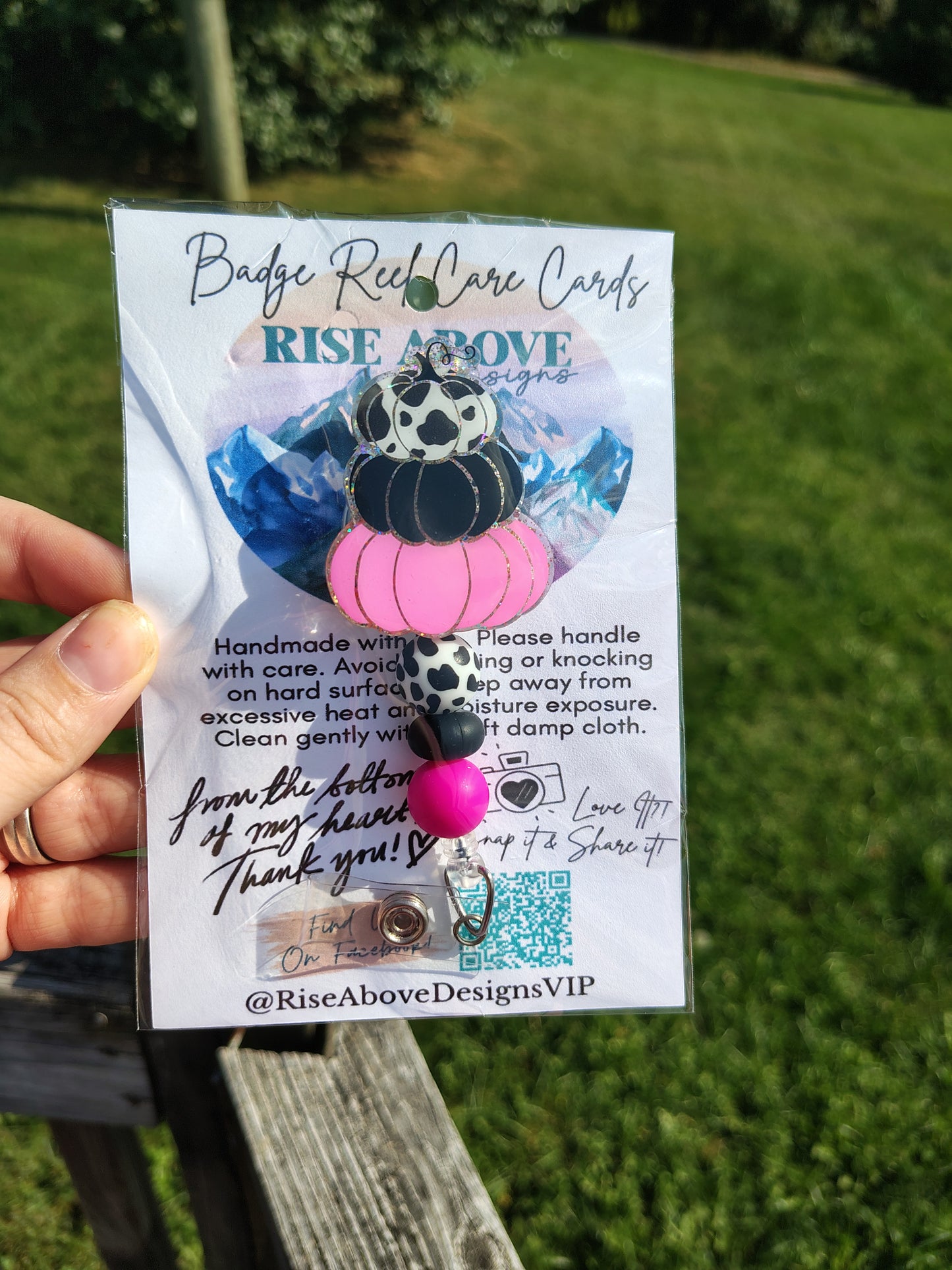 Ready To Ship Badge Reel - Fall/Halloween