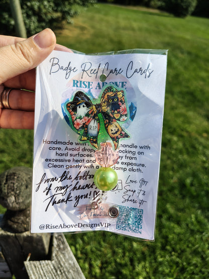 Ready To Ship Badge Reel - Fall/Halloween