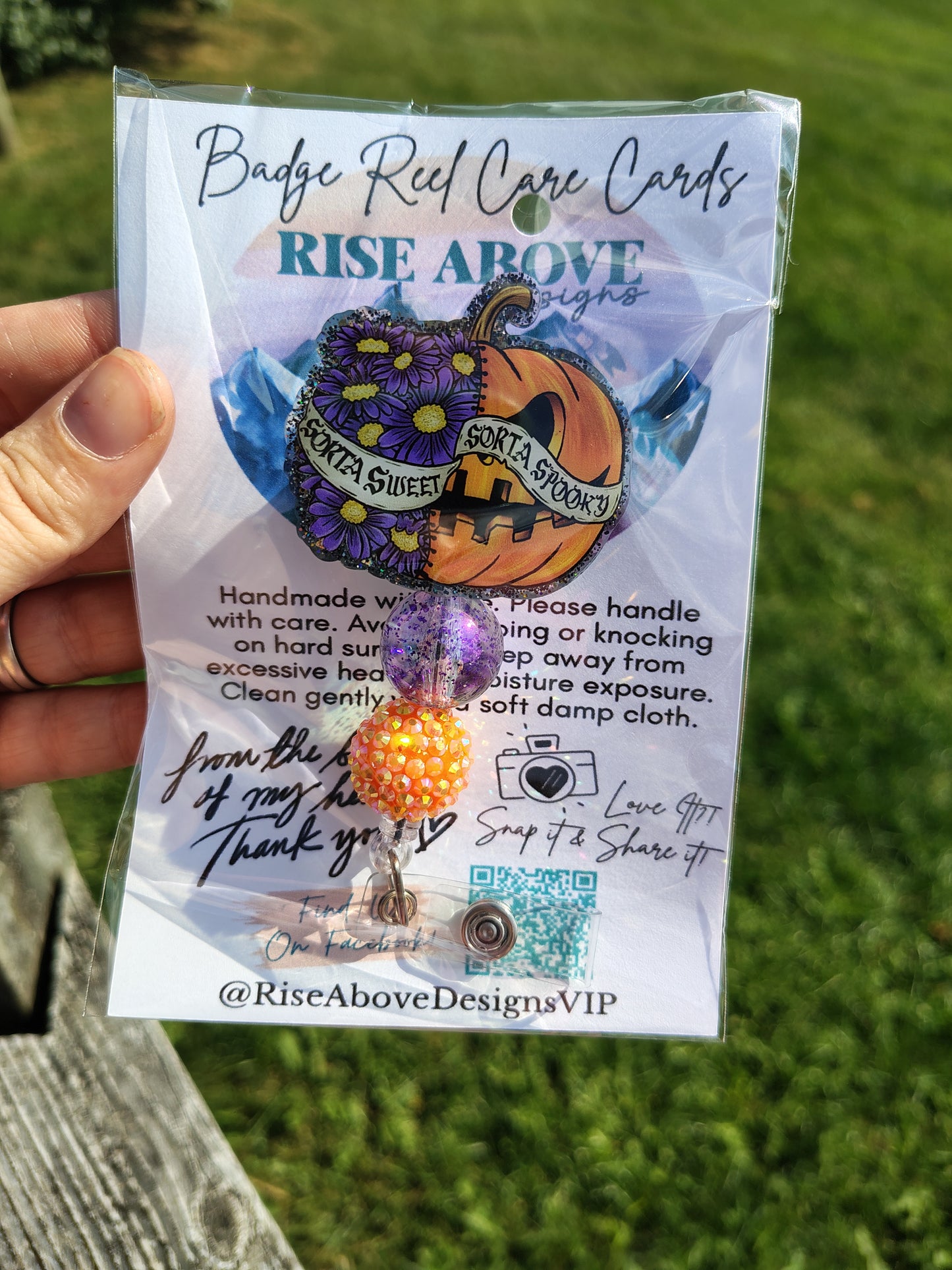 Ready To Ship Badge Reel - Fall/Halloween