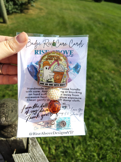 Ready To Ship Badge Reel - Fall/Halloween