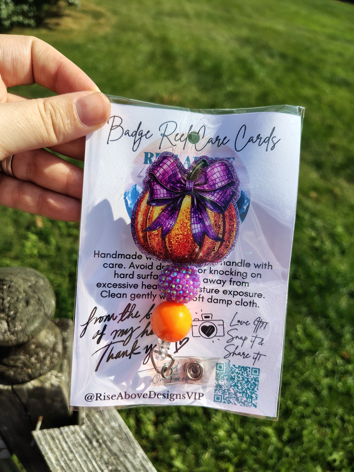 Ready To Ship Badge Reel - Fall/Halloween