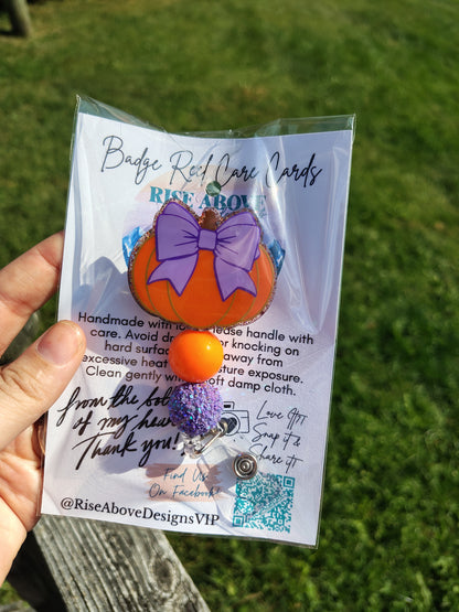 Ready To Ship Badge Reel - Fall/Halloween